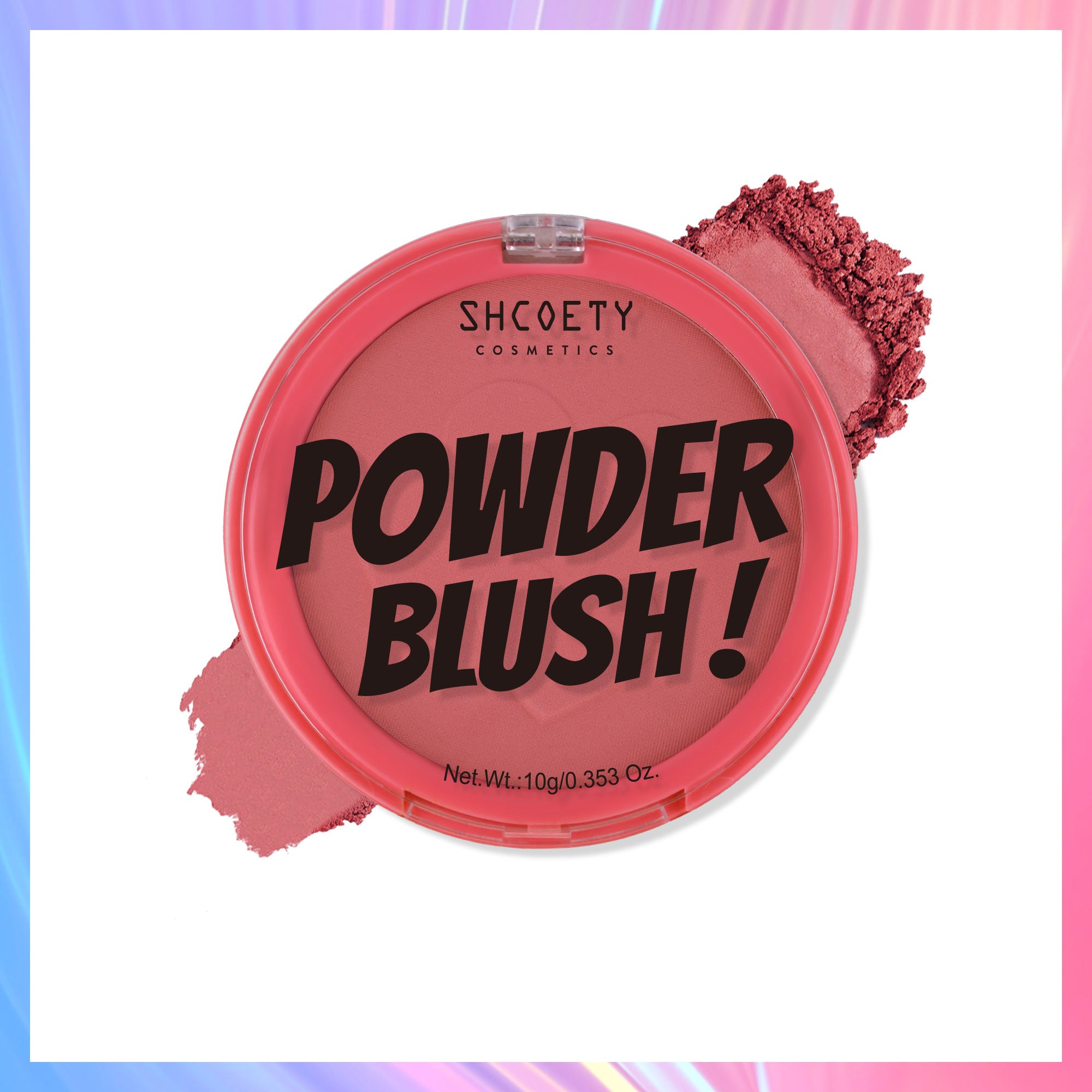 Facial Powder Blush, Long-lasting Face Matte Blush for Women, Natural-Looking Finish