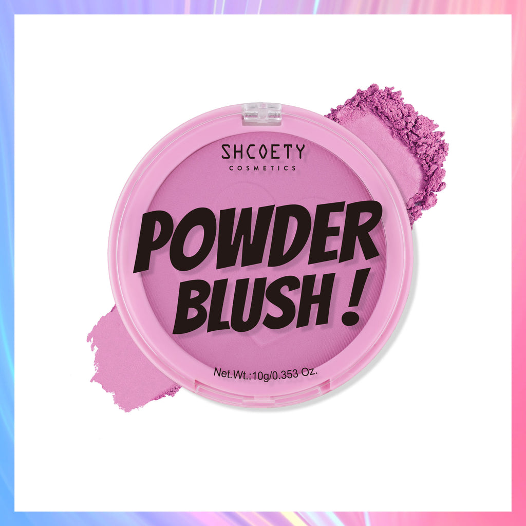 Facial Powder Blush, Long-lasting Face Matte Blush for Women, Natural-Looking Finish