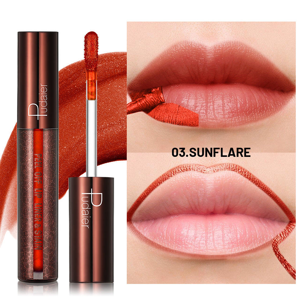 LIP LINER STAIN-Peel-Off Lip Tint, Gentle Formula, Long-lasting, Transfer-proof,  Smudge-proof