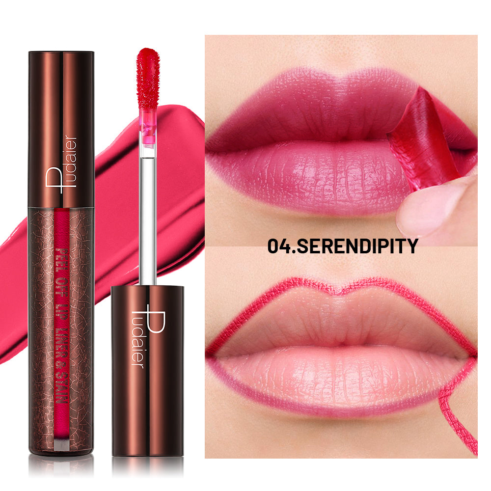 LIP LINER STAIN-Peel-Off Lip Liner Stain, Long-Lasting,  Non-Fading Lip Liner Tattoo for Women