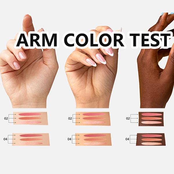 3 Colors Blush Palette, Multi-Use Makeup Powder Blush Palette, Cream Blush For Cheeks, Long-lasting with Natural Matte Finish for Women