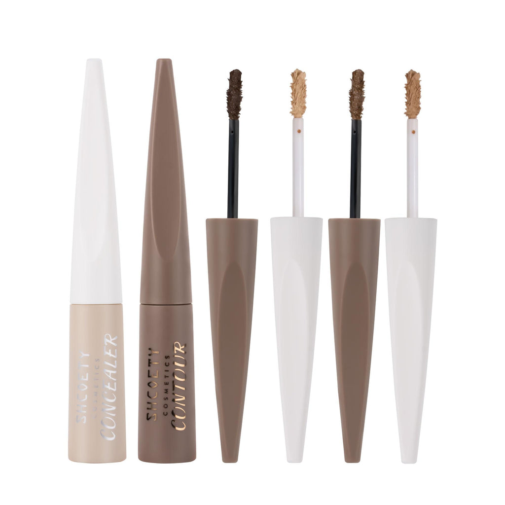 Dual Liquid Concealer & Contour Kit ¨C Long-Wear, Non-Transfer & Effortless Blend ¨C 4.5ml x 2