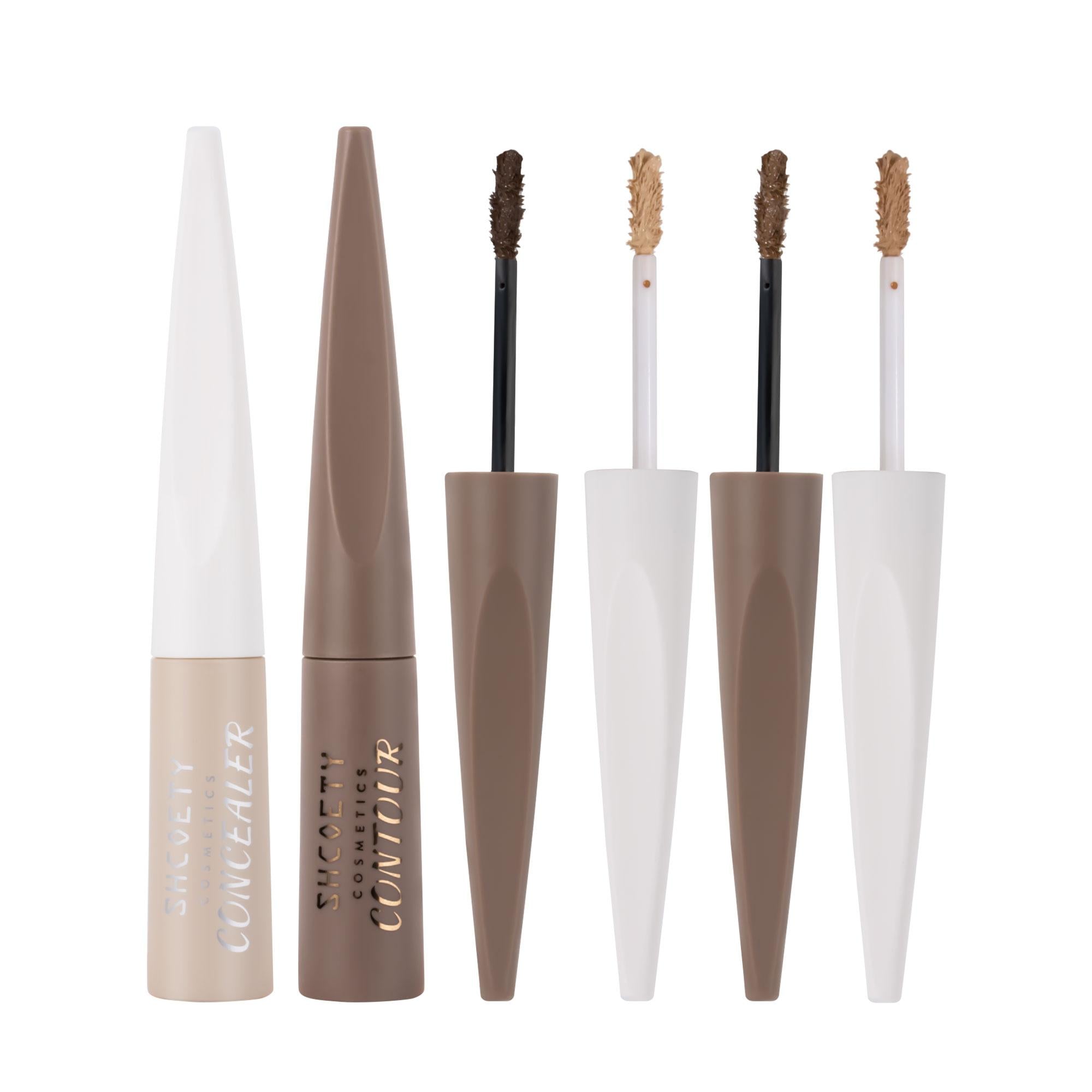 Dual Liquid Concealer & Contour Kit ¨C Long-Wear, Non-Transfer & Effortless Blend ¨C 4.5ml x 2