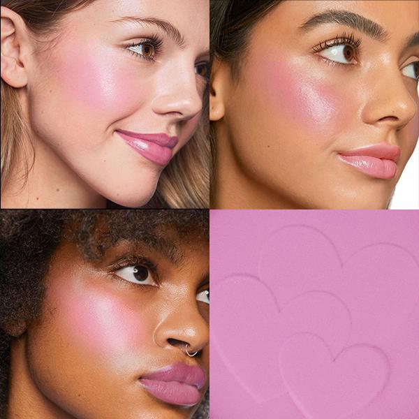 Facial Powder Blush, Long-lasting Face Matte Blush for Women, Natural-Looking Finish