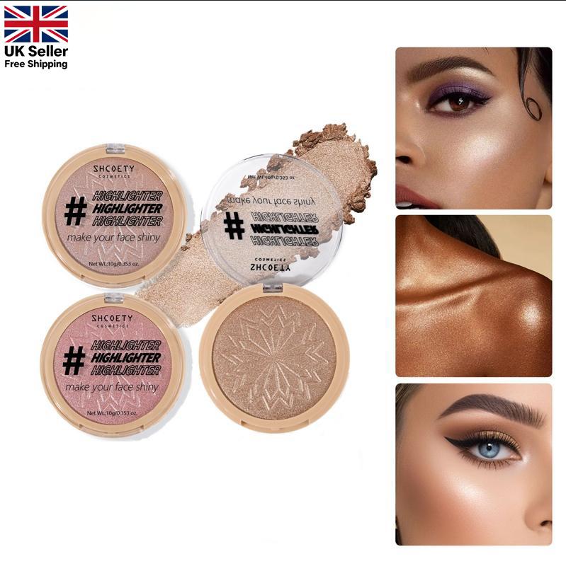 10g Face Highlighter Powder, Long-lasting & Natural Glow Highlighter for Women