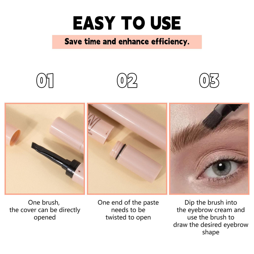 Smooth Colored Eyebrow Pomade ¨C Waterproof & Long-Lasting ¨C Smudge-Resistant ¨C 3 Shades Available