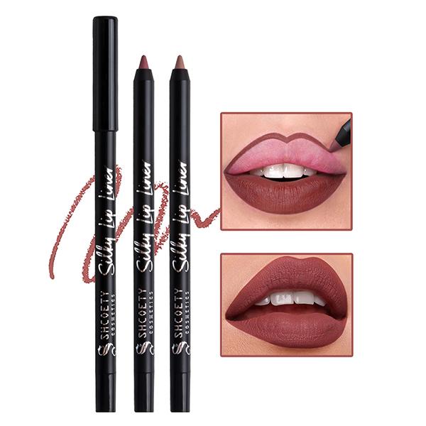 Multi Stick Lip Liner, 12pcs/Set Long Lasting Lip Liner Set, Includes Sharpener, Waterproof Silky Lip Liner Pencil for Women