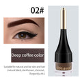 Air Cushion Eyebrow Gel with Brush, Eyebrow Color Eyebrow Gel Tinted Eyebrow Gel Waterproof Long Lasting Quick Dry Air Cushion Eyebrow Tint
