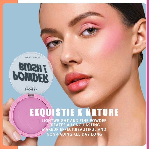 Facial Powder Blush, Long-lasting Face Matte Blush for Women, Natural-Looking Finish