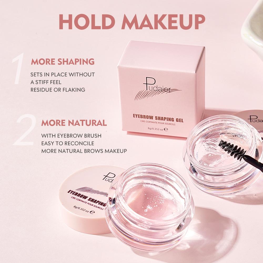Brow Gravity Styling Balm, Eyebrow Shaping Gel, Brow Setting Gel, Long-lasting Brow Styling Wax, Quick Drying Formula, Easy-to-Shape Brow Product for Women
