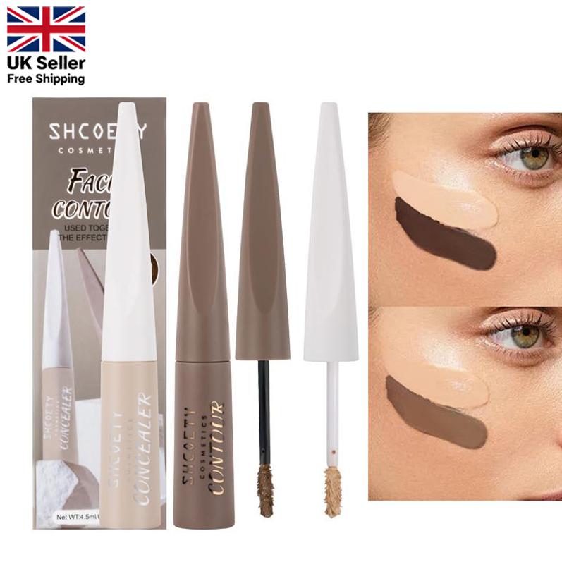 Dual Liquid Concealer & Contour Kit ¨C Long-Wear, Non-Transfer & Effortless Blend ¨C 4.5ml x 2