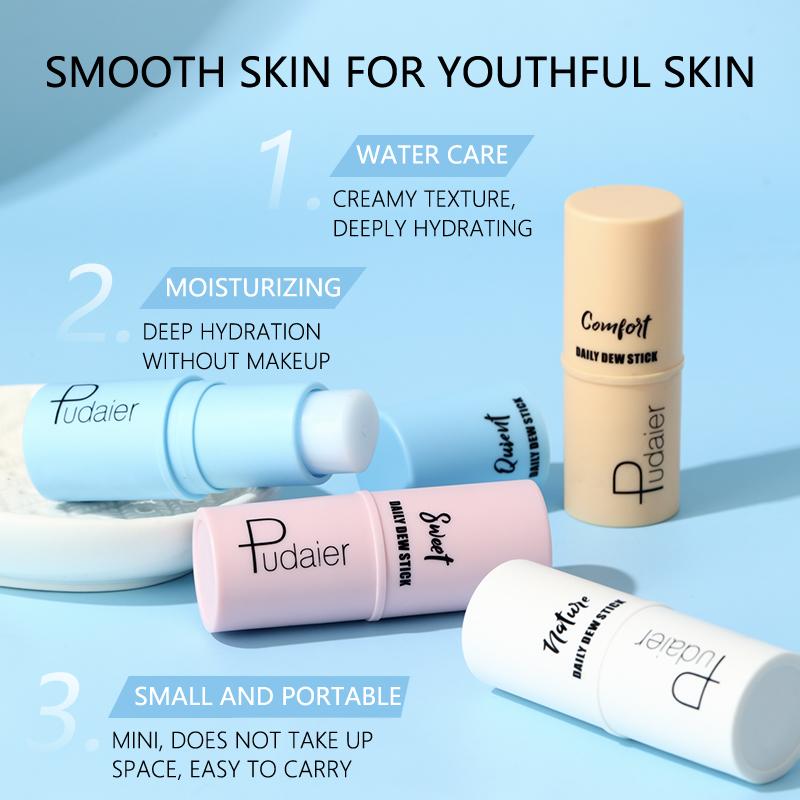 Face Primer Stick, Moisturizing Makeup Primer Stick, Hydrating Makeup Base, Daily Dew Stick, Long-lasting, Face Makeup Product for Women