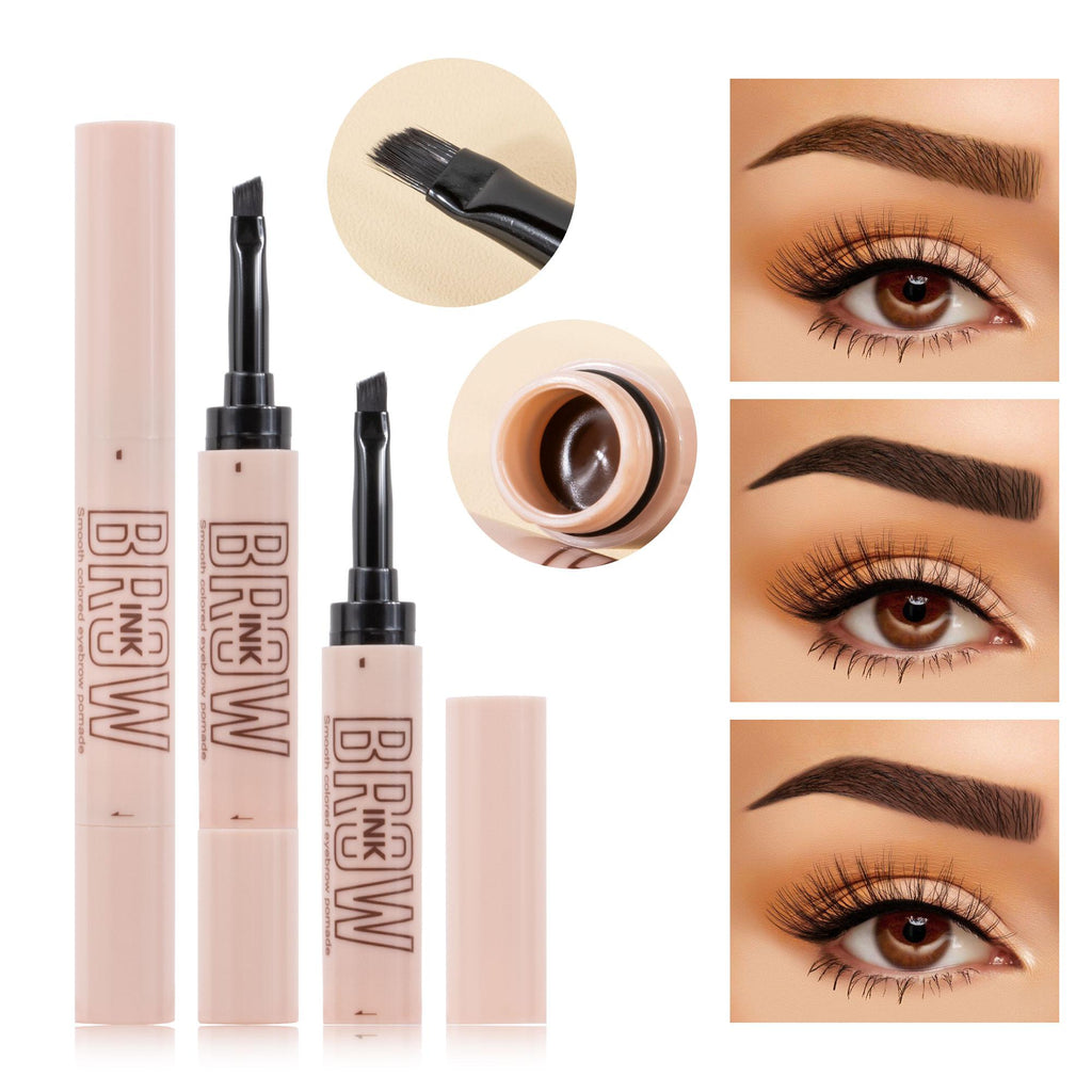 Smooth Colored Eyebrow Pomade ¨C Waterproof & Long-Lasting ¨C Smudge-Resistant ¨C 3 Shades Available