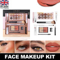All in one Makeup Set, 11pcs Cosmetic Make Up Starter Kit with Eyeshadow Palette, Mascara, Lipstick,Eyeliner Pencil, Make up Full Kit for Teenager Girls, Make-up Set for Women, with 3PCS Brushes