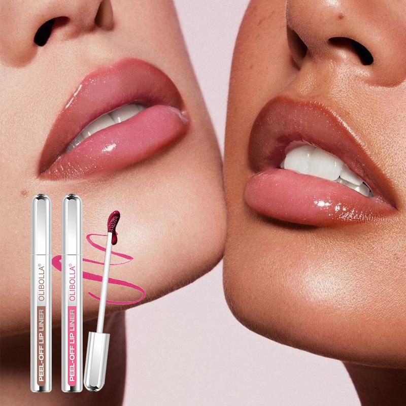 3.5ml Peel-Off Lip Liner Stain(Includes Free Tweezers), Long-Lasting, Easy Peel-Off, Smudge-proof LipLiner Tattoo for Women