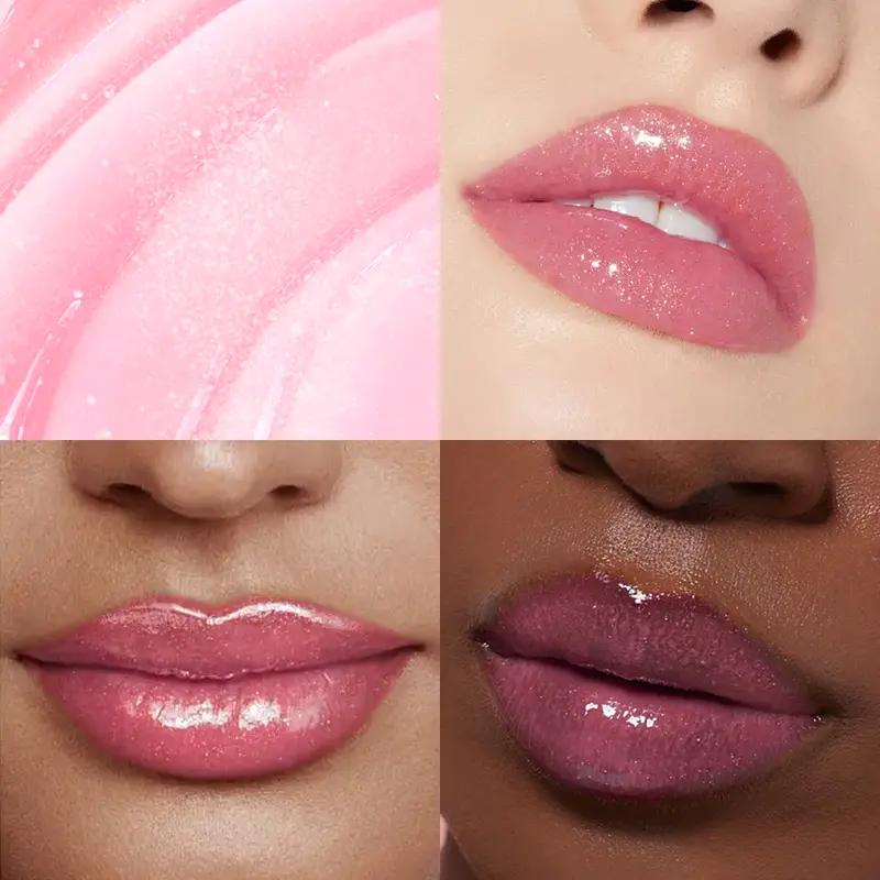 Temperature Color Changing Lip Oil, Moisturizing Easy Coloring Lip Gloss, Moisturizing Transparent Plumping Lip Oil, Ultra-hydrating for Women