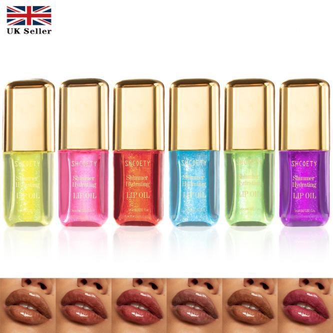 6pcs Hydrating Lip Oil Set - Long-Lasting Moisture & Nourishing Shine ¨C 6ml ¡Á 6