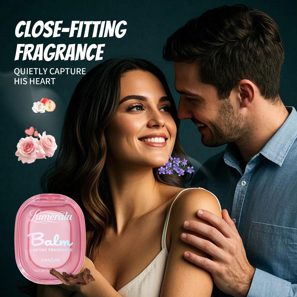 4-Scent Solid Body Fragrance Balm Set, Fresh Scent, Portable & Travel-Friendly Body Fragrance Balm for All Skin